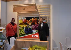 Amira Hosny and Hatem El Ezzawy from Pico. They export a variety of fruits from Egypt.